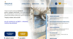 Desktop Screenshot of hospicbrno.cz